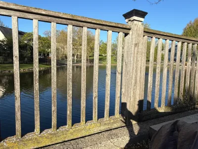 Bridge inspection and framing review before redecking work in Hopkins Minnesota