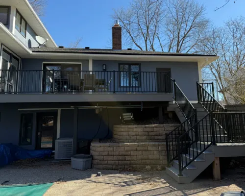 Minnetonka deck resurfacing project done by Brewer Built