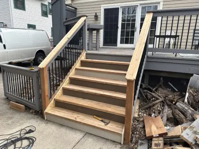 Deck repair project by Brewer Built near St. Louis Park MN