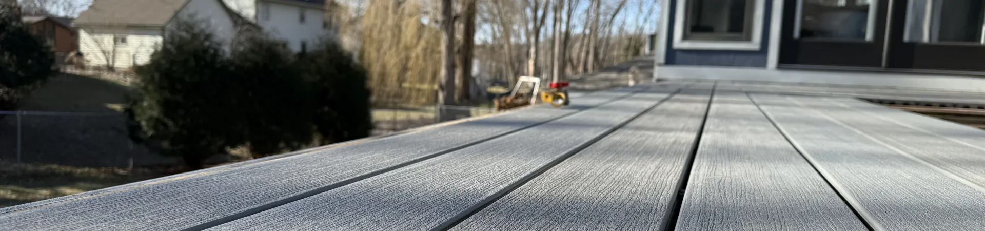 Custom deck construction project