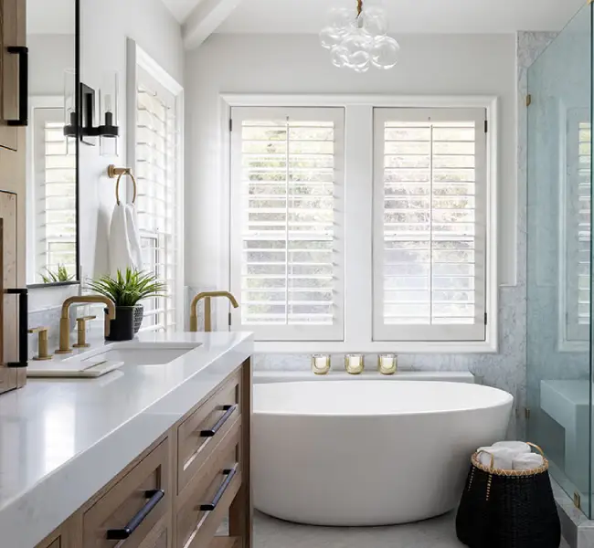 Bathroom remodeling project by Brewer Built