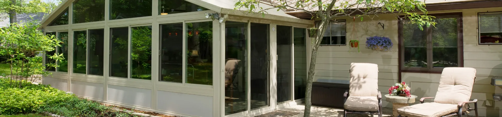 Custom porch construction project