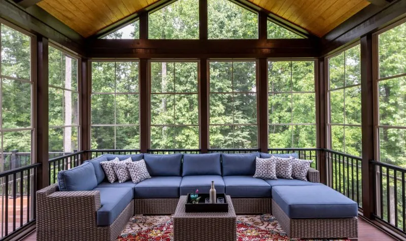 how to build a screen room